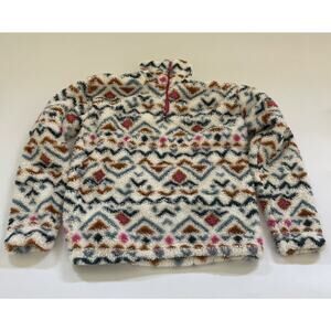 Eddie Bauer Sweatshirt Ultra Soft Plush 1/4 Zip Long Sleeve‎ Pullover Jacket Top